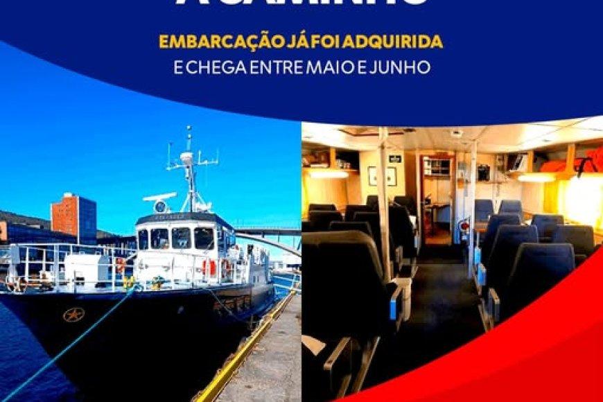 Navio para rota Brava/Fogo já foi adquirido e chega entre maio e junho