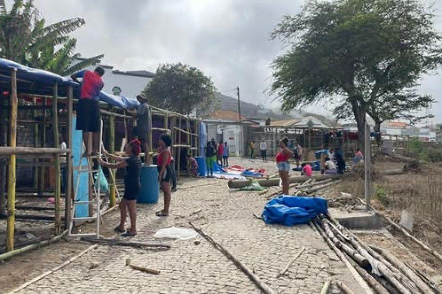 Nhô Sandjon 2026: Montagem das tradicionais barracas já começou e promete movimentar Nova Sintra
