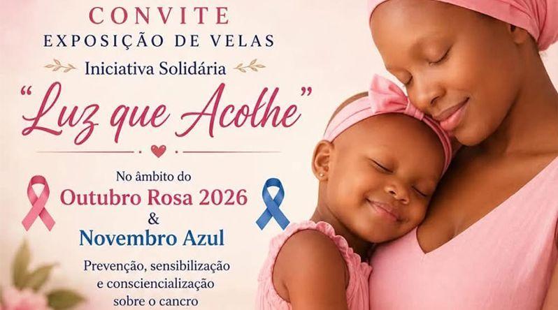 Outubro Rosa: Exposição solidária de velas leva mensagem de esperança e sensibilização sobre o cancro