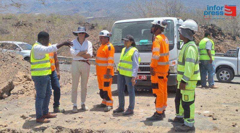 Santo Antão: ANAS acompanham avanço das obras de água e saneamento com taxa de execução de 60%