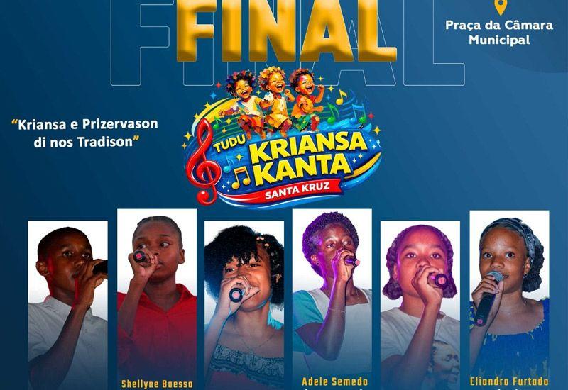Grande Final da 15ª Edição do "Tudu Kriansa Kanta" Santa Cruz, na Praça da Câmara Municipal