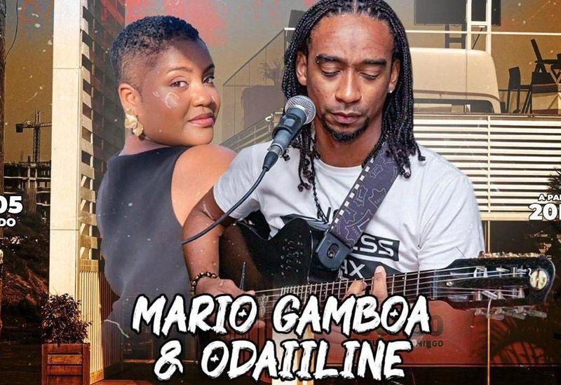 Mário Gamboa e Odaiiline no Seven Beach Club