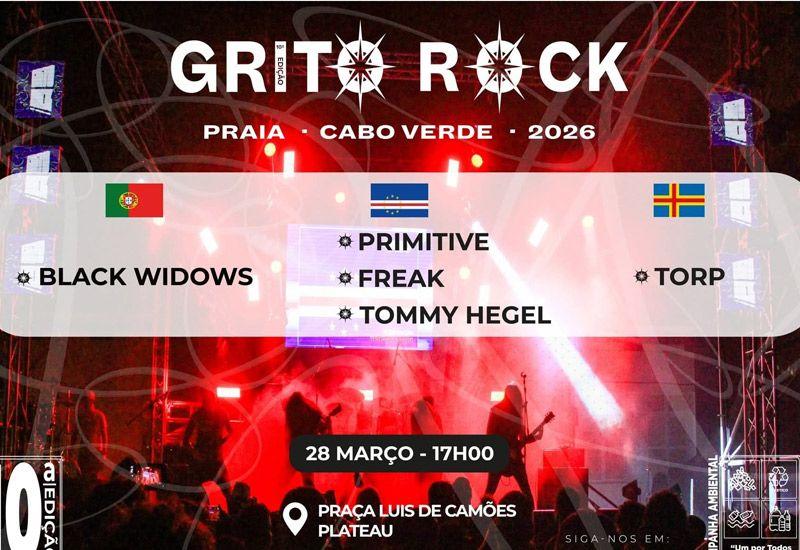 10ª edição do Festival Grito Rock Praia, na Praça Luís de Camões