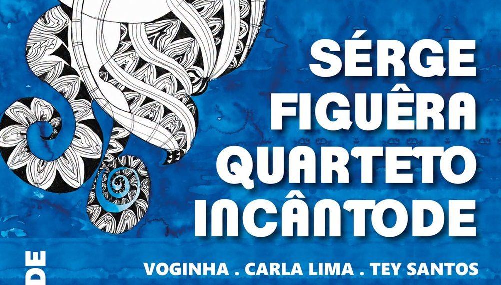 Concerto Sérge Figuêra Quarteto Incântode. Com a participação de Voginha, Carla Lima e Tey Santos, no Centro Cultural do Mindelo