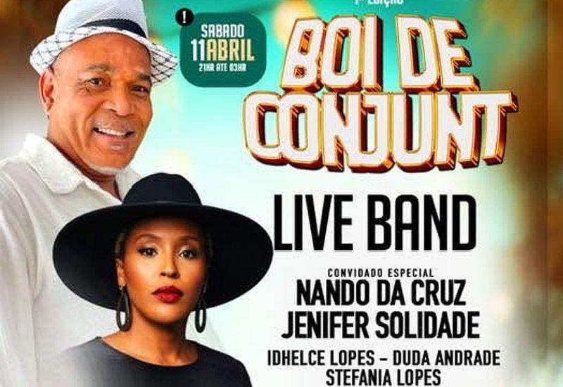 "Boi de Conjunt" com Nando da Cruz, Jenifer Solidad, Idelce Lopes, Duda Andrade, Stefania Lopes, no Hall Irbicht