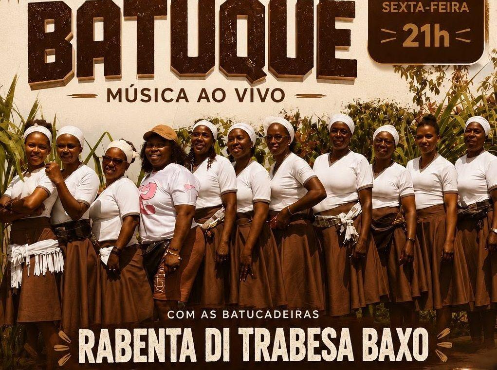 Batucadeiras Rabenta di Trabessa Baxo, no Nice Kriola