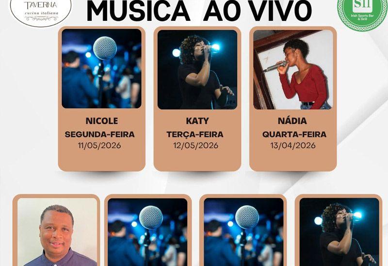 Agenda Semanal Música ao Vivo, na Taverna