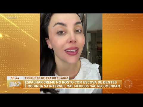 Uso de Escova de Dentes para Aplicar Creme no Rosto Ganha Popularidade, Mas Médicos Alertam para Riscos