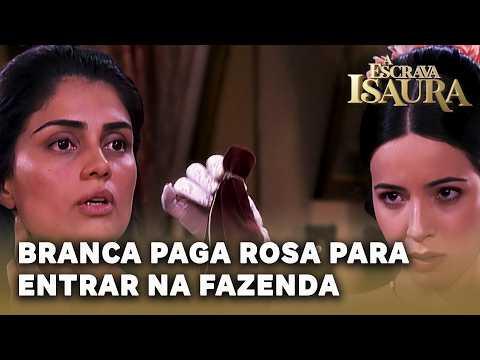 Branca paga Rosa para deixá-la entrar na fazenda de Álvaro