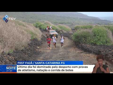 Último dia foi dominado pelo desporto com provas de atletismo, natação e corrida de botes
