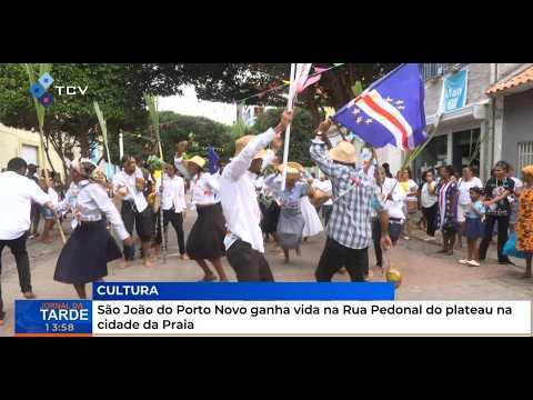 São João do Porto Novo ganha vida na Rua Pedonal do Plateau na cidade da Praia