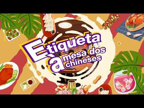 Etiqueta à mesa dos chineses.