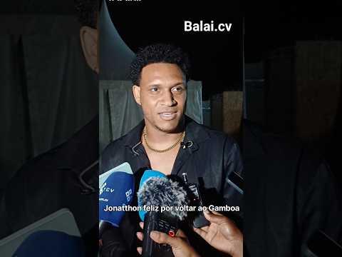 Jonatthon feliz por voltar ao Gamboa. "Foi como se fosse a primeira vez” #Gamboa