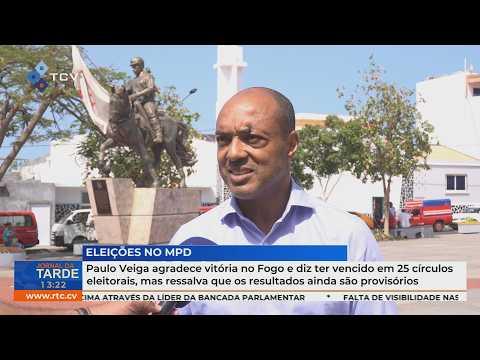 Paulo Veiga agradece vitória no Fogo e diz ter vencido em 25 círculos mas resultados são provisórios