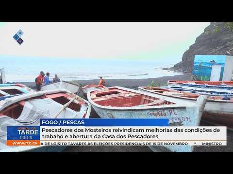 Pescadores dos Mosteiros pedem melhores condições de trabalho e abertura da Casa dos Pescadores