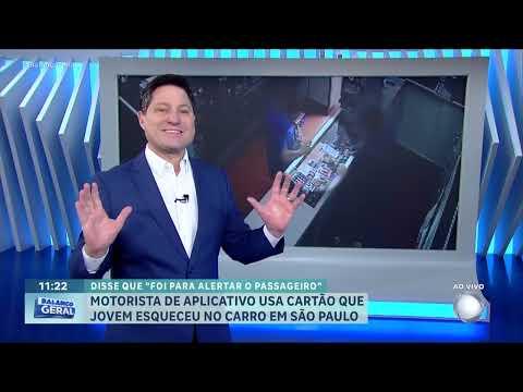 Motorista de aplicativo usa cartão esquecido por passageiro e alega que queria alertar