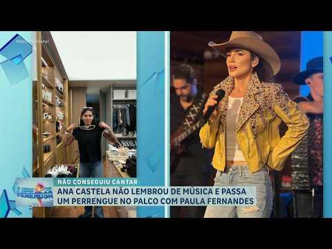 Ana Castela Esquece Letra Durante Gravação de DVD de Paula Fernandes