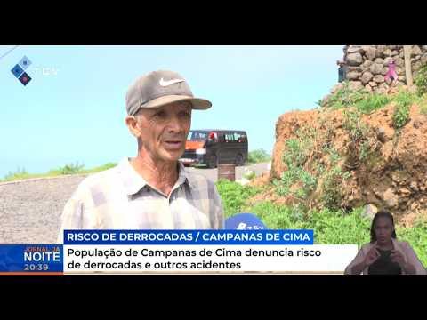 População de Campanas de Cima denuncia risco de derrocadas e outros acidentes