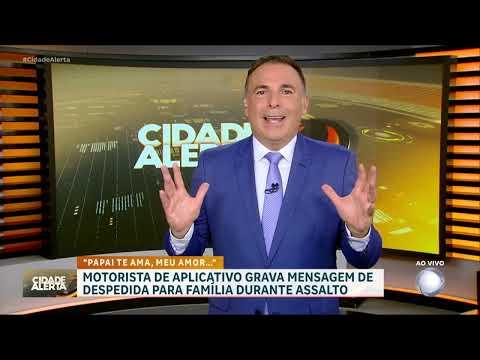 Motorista de aplicativo grava mensagem de despedida para família durante assalto