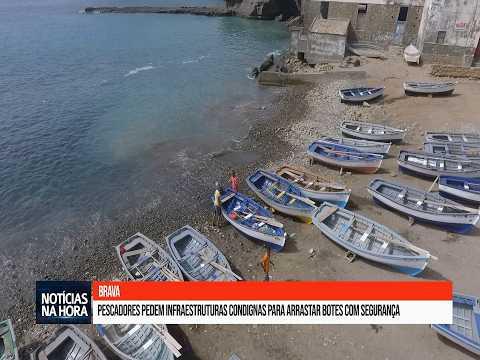 Pescadores pedem infraestruturas condignas para arrastar botes com segurança.
