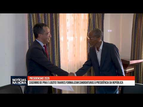 Casemiro de pina e Loizito tavares formalizam candidaturas à Presidência da República.