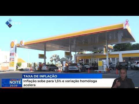 Inflação sobe para 1,5% e variação homóloga acelera