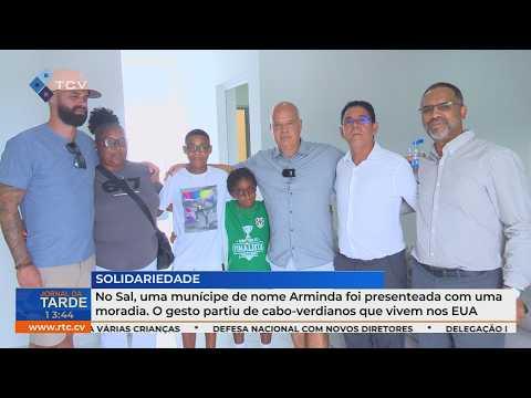 Sal: Munícipe Arminda recebe moradia oferecida por cabo-verdianos residentes nos EUA