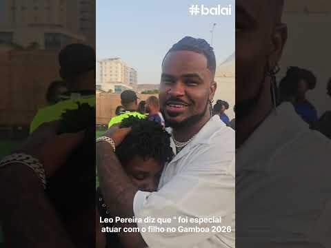 "Foi especial", diz Leo Pereira após atuar com o filho no Gamboa 2026 #gamboa2026 #caboverde