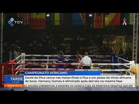 David de Pina chega à final africana de boxe e Hernany Gomes é eliminado nas meias-finais