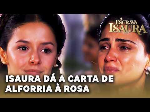 A ESCRAVA ISAURA: Isaura compra Rosa e dá a carta de alforria para ela