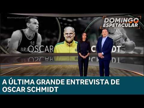 Lenda do basquete: reveja a última entrevista de Roberto Cabrini com Oscar Schmidt