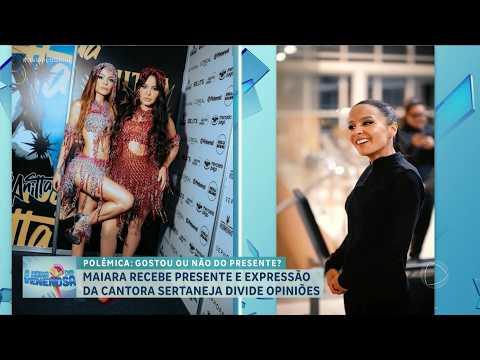 A Reação Controversial de Maiara a Presente de Fã