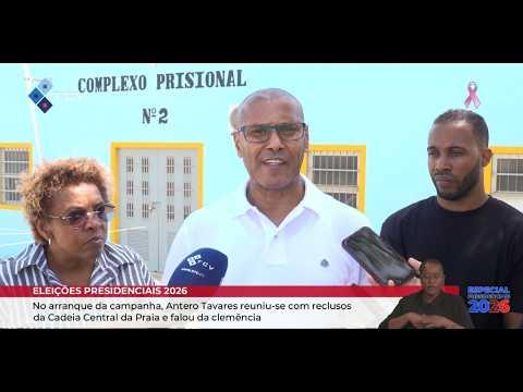 Antero Tavares reuniu-se com reclusos da Cadeia Central da Praia e falou da clemência