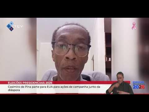 Casimiro de Pina parte para EUA para ações de campanha junto da diáspora
