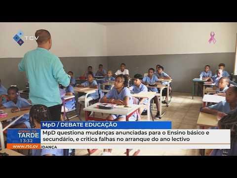 MpD questiona mudanças no Ensino básico e secundário e critica falhas no arranque do ano lectivo