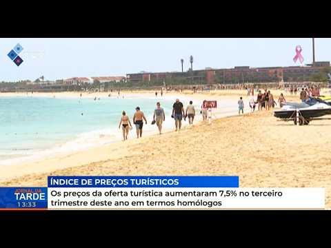 Os preços da oferta turística aumentaram 7,5% no terceiro trimestre deste ano em termos homólogos