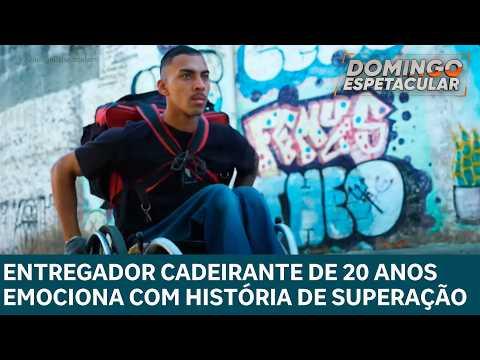 Entregador Cadeirante Inspira com História de Superação