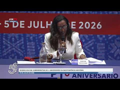Sessão Solene Comemorativa do 51º Aniversário da Independência Nacional