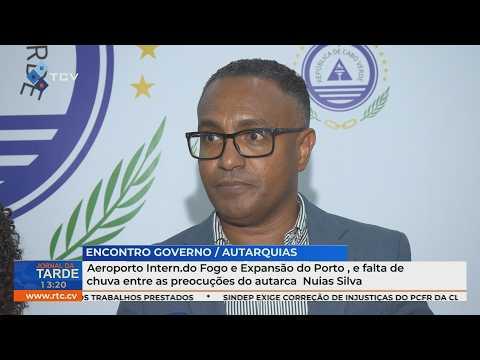 Aeroporto Intern. Do Fogo, expansão do Porto e falta de chuva preocupam autarca Nuias Silva