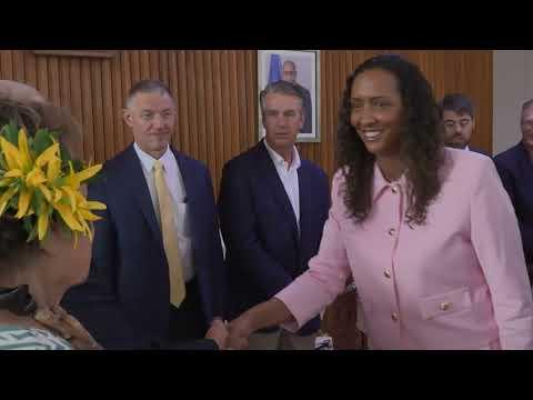 Presidente da Assembleia Nacional Recebe Delegação de Congressistas dos EUA