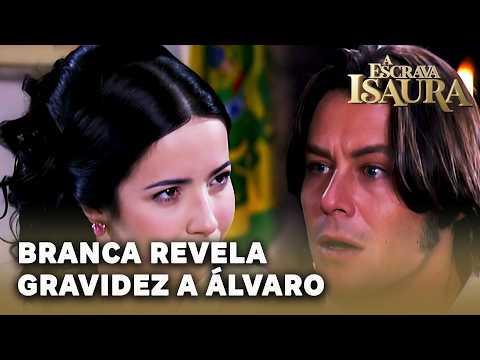 A ESCRAVA ISAURA: Branca revela que está grávida de Álvaro