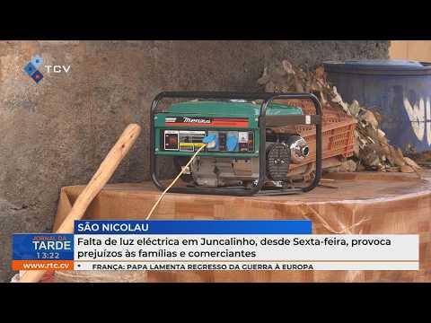 Falta de luz eléctrica , desde Sexta-feira, provoca prejuízos às famílias e comerciantes
