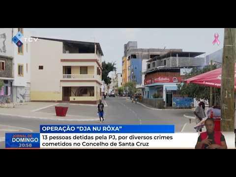 13 pessoas detidas pela PJ, por diversos crimes cometidos no Concelho de Santa Cruz