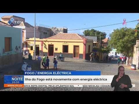 Ilha do Fogo está novamente com energia eléctrica