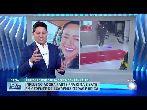 Influenciadora perde o controle e agride gerente de academia após discussão sobre ex