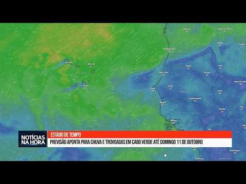 Previsão aponta para chuva e trovoadas em Cabo Verde até domingo.