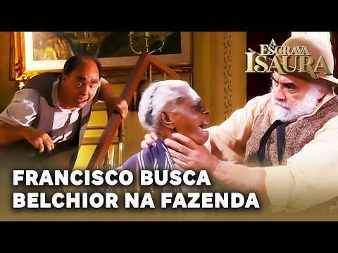 A ESCRAVA ISAURA: Francisco chega na fazenda em busca de Belchior