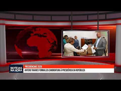 Antero Tavares formaliza candidatura à presidência da república.