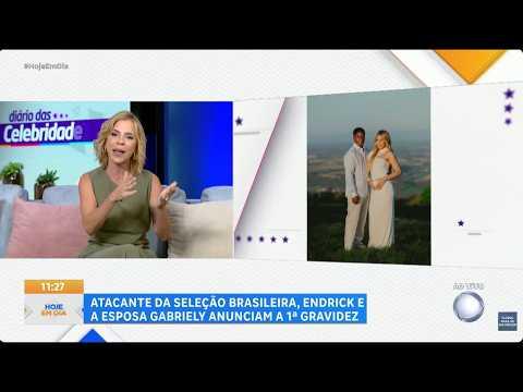 HOJE EM DIA: Endrick e Gabriely anunciam primeira gravidez
