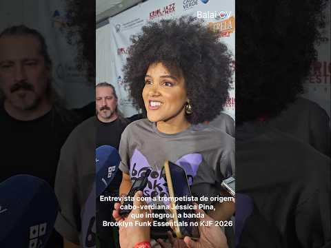A trompetista Jéssica Pina integrou a banda Brooklyn Funk Essentials no KJF 2026